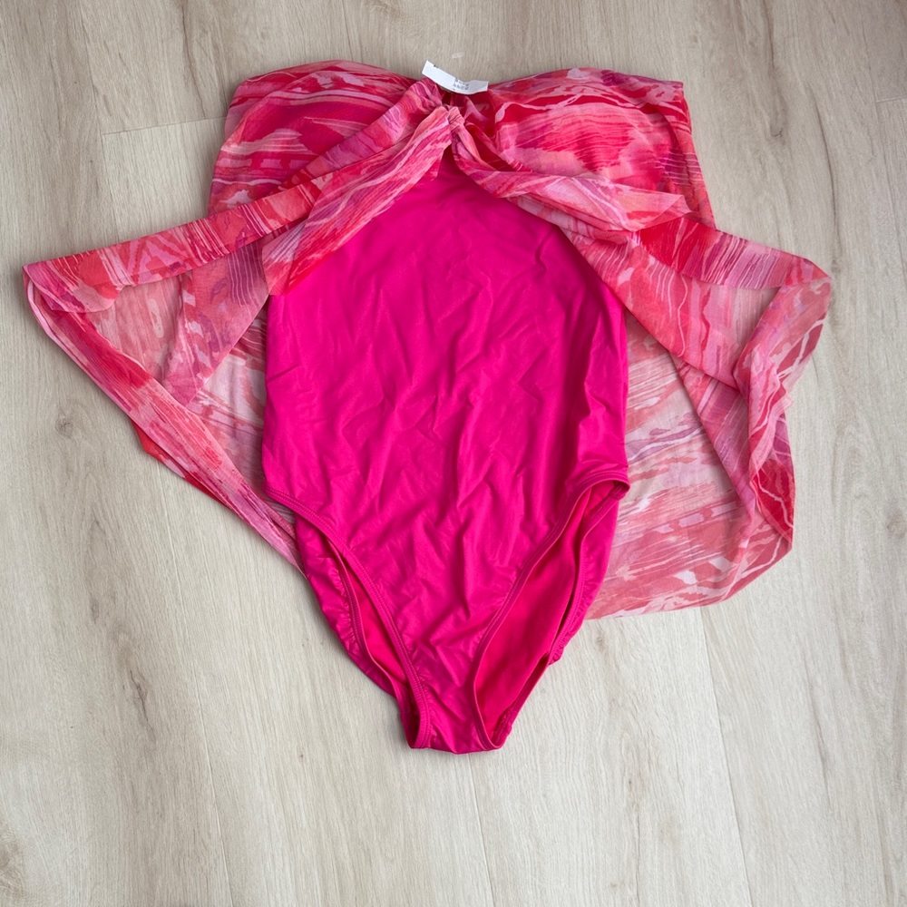 Ralph Lauren Pink One Piece Swimsuit